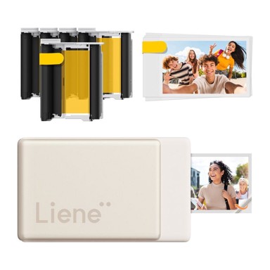 LIENE Komplet foto pisač Pearl N200 Pro, 2 x 3", zlatni